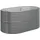 vidaXL Hochbeet Pulverbeschichteter Stahl 152 x 80 x 68 cm Grau