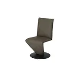 Leder-Drehstuhl  Drive , braun , Maße (cm): B: 52 H: 94 T: 63.0