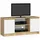 Akord TV-Lowboard 120 x 55 x 40 cm Eiche Artisan/Weiß Holzwerkstoff
