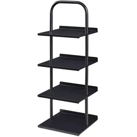 [en.casa] Poytya Schuhregal 96 x 34 x 32 cm schwarz
