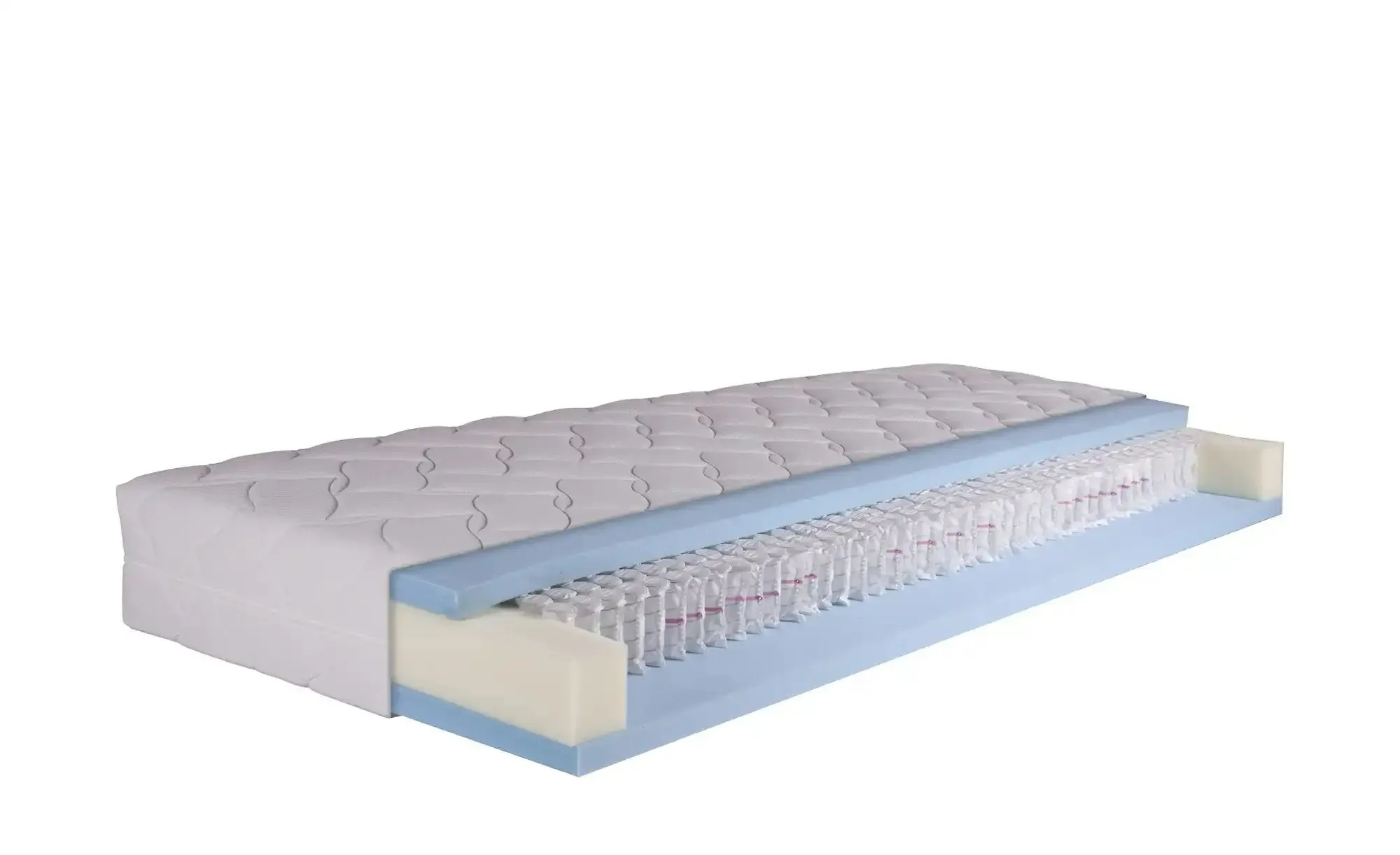 7-Zonen-Micro-Taschenfederkern  Strong Comfort ¦ weiß ¦ Maße (cm): B: 140 H: 22