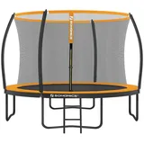 Songmics Gartentrampolin 305 cm inkl. Sicherheitsnetz schwarz/orange