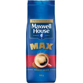Maxwell House Max löslicher Bohnenkaffee, Instant Kaffee, 500 g im Vorteilsbeutel, für 280 Getränke