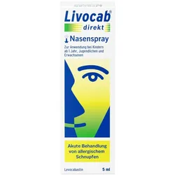 Livocab direkt Nasenspray bei Heuschnupfen und anderen Allergien