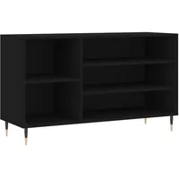 VidaXL Schuhregal Schwarz 102x36x60 cm Holzwerkstoff