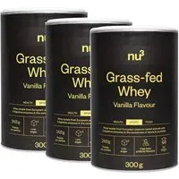 nu3 Grass-Fed Whey, Vanille Poudre 3x300 g