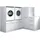 laundreezy Mehrzweckschrank-Set 203 x 162 x 68 cm Weiß