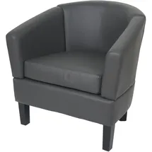 MCW Lounge-Sessel MCW-O17 Kunstleder 0 x 0 x 0 cm Grau