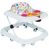 Babywalker Lauflernhilfe Gehfrei Babywagen Lauflernwagen Geh Wagen - weiß