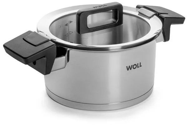 WOLL MADE IN GERMANY Kochtopf Woll Concept Kochtopf mit Deckel, Edelstahl 18/10, Kochvolumen: 2,5 L, Induktionsgeeignet