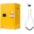 Vevor Feuerlöschschrank feuerlöschfähiger brennbarer Lagerschrank (49,21 L) mit verstellbarem Regal, Feuerlöschschränke aus kaltgewalztem & verzi
