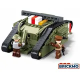 SLUBAN BRICKS Sluban Army angreifender Panzer WWII - Mark Vs 128-tlg. M38-B1296