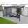 Gutta Terrassendach Premium 309 x 306 cm anthrazit / Polycarbonat bronce