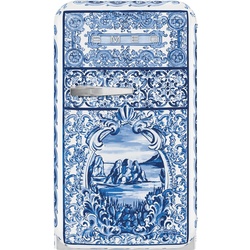 FAB5RDGME5 Retro Design Kühlschrank 50er Jahre Style Dolce & Gabbana Design
