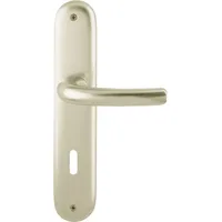 HOPPE Drückergarnitur mit Langschild Tokyo 1710/273P, Aluminium, Lochung: Profilzylinder