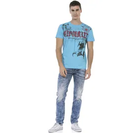 Cipo & Baxx Regular-fit-Jeans mit markanter Waschung 31, Länge 34, blau Herren, Regular-fit-Jeans Regular Fit Jeans,