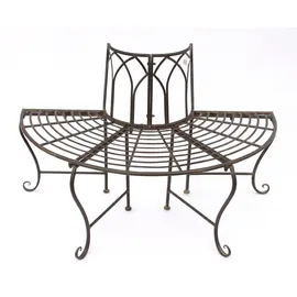 DanDiBo Ambiente Baumbank Ø 127 cm braun