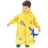 Kinder Regenponcho Regenmäntel Jungen Mädchen Regenjacken Cartoon Regencape wasserdichte Outdoor Regenbekleidung Mit tragbarer Tasche 3-4 Jahre