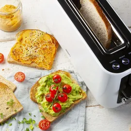 DOMO collection DOMO DO962T Toaster stufenloser Temperaturregler, Cool-Touch-Gehäuse Weiß