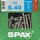 SPAX Terrassenschraube 5,0 x 40 mm 125 Stück