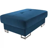 Mirjan24 Polsterhocker, Blau, Holz, 2-Sitzer, Rechteckig, 104x42x67 cm, Wohnzimmer, Hocker, Sitzhocker
