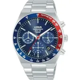 Lorus Herren Uhr Chronograph Quarz Edelstahlgehäuse Rz521ax9