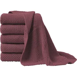Primera Strickdecke 130 x 170 cm Rot