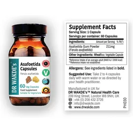 DR WAKDE's Asafoetida Kapseln 60 St.