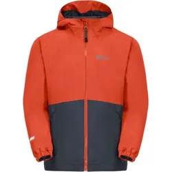 JACK WOLFSKIN Kinder Doppeljacke ICELAND 3IN1, carnelian, 176