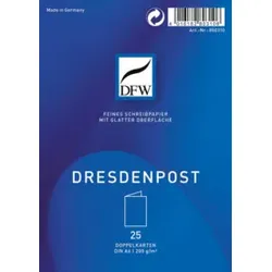 DFW Doppelkarte A6 hochf. DRESDNER 800310