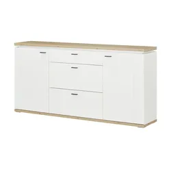 uno Sideboard  Dan , weiß , Maße (cm): B: 181 H: 90 T: 38.0