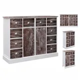 vidaXL Sideboard mit 10 Schubladen Braun 113x30x79 cm Holz