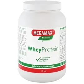 MEGAMAX Whey Protein Schoko Pulver 1200 g