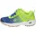 LICO Unisex Kinder Barney Vs Hallenturnschuhe, Blau Lemon, 41 EU