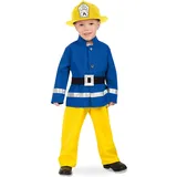 KarnevalsTeufel.de Kinderkostüm Feuerwehrmann - Feuerwehr kleiner Held (104)