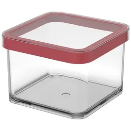 Rotho Vorratsdose 10,0 x 10,0 x 7,2 cm 1-tlg. rot/transparent
