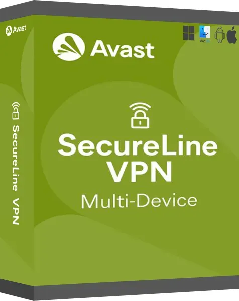 Avast SecureLine VPN 2025 | Multi Device | 5 Geräte / 1Jahr