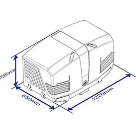 enganchesaragon Towbox V3 Black LED Edition – Heckträgerbox