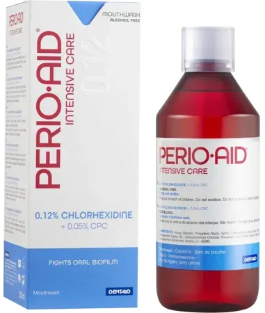 Dentaid Perio-Aid Intensive Care 0,12% Mundwasser Flasche 500ml