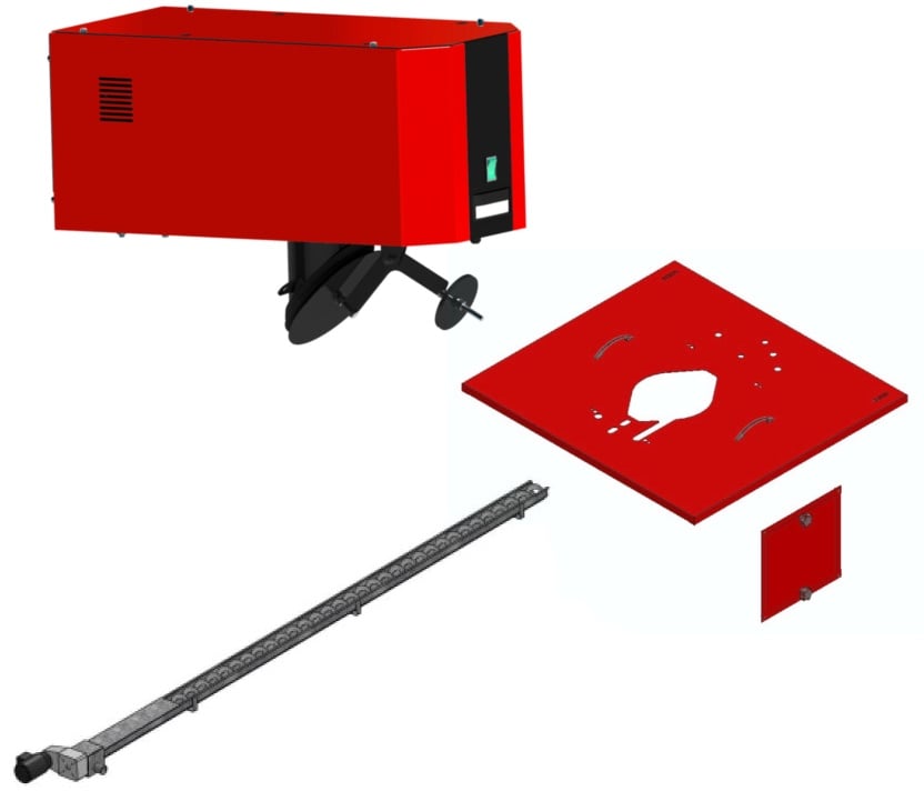 ThermoFlux Förderschneckensystem | Für PellFlux Lambda 69/96 kW