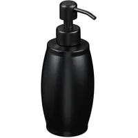 Relaxdays Seifenspender, 350 ml, Edelstahl, nachfüllbar, Seife, Duschgel, Badezimmer,