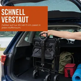 nayver Bollerwagen faltbar schwarz