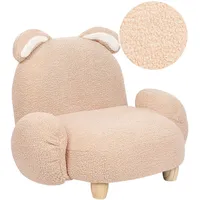Kindersessel aus Polyester Polsterung Hasenform Plüsch Design Kinderzimmermöbel