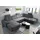 ed exciting design Eckcouch Polyester 5-Sitzer Grau