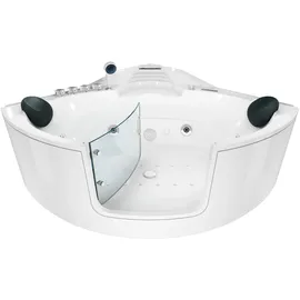 AcquaVapore Whirlpool-Badewanne 140 x 140 cm (W60H-TH-SC)