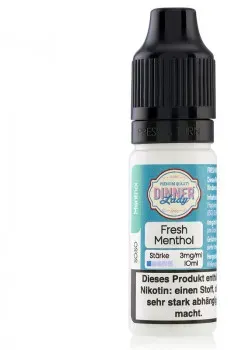 Fresh Menthol 50/50 10ml Liquids by Dinner Lady 6mg / 10ml