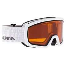 Alpina SCARABEO JR. Kinderskibrille, white matt, One Size