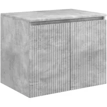 vidaXL Badezimmerschrank 62,5 x 44,5 x 50 cm Grau