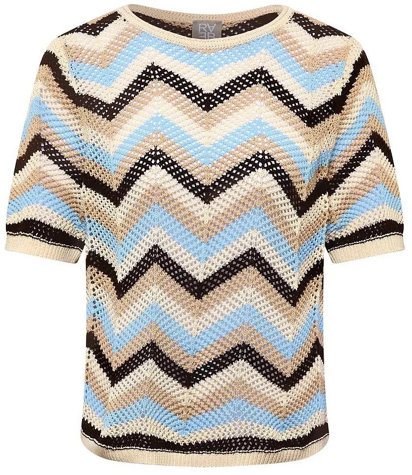 Rundhals-Pullover Rabe mehrfarbig, 46