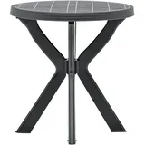 vidaXL Bistrotisch Ø 70 x 72 cm anthrazit